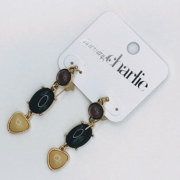 Charming Charlie Jewelry - Charming Charlie Earrings Drop Multi Stone